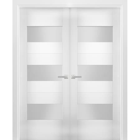 Vdomdoors Barn Interior Door, 42" x 84", Chocolate SETE6003DD-WS-7284